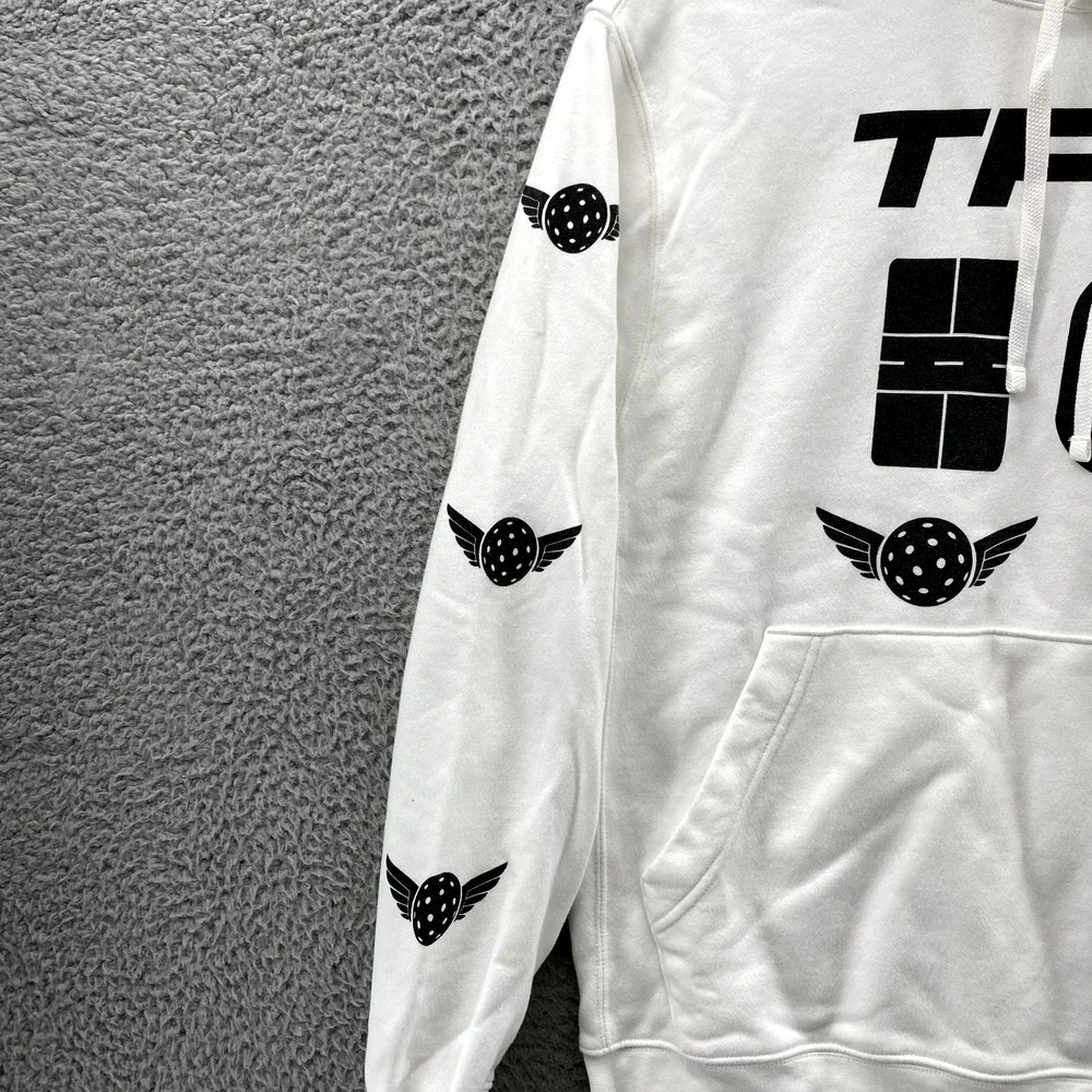 Nike Club Hoodie Men Small White Paddle Board Sportswear Academia Athleisure Gym